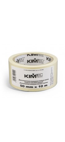 Лента KIM TEC двусторонняя на тканевой основе (50 мм х 10 м)  07-04-12