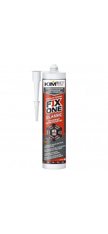 Жидкая резина KIM TEC "КлейВсё" FIX ONE 405 г MS клей-герметик FIX ONE цвет белый  03-04-03